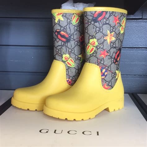 poshmark gucci rain boots